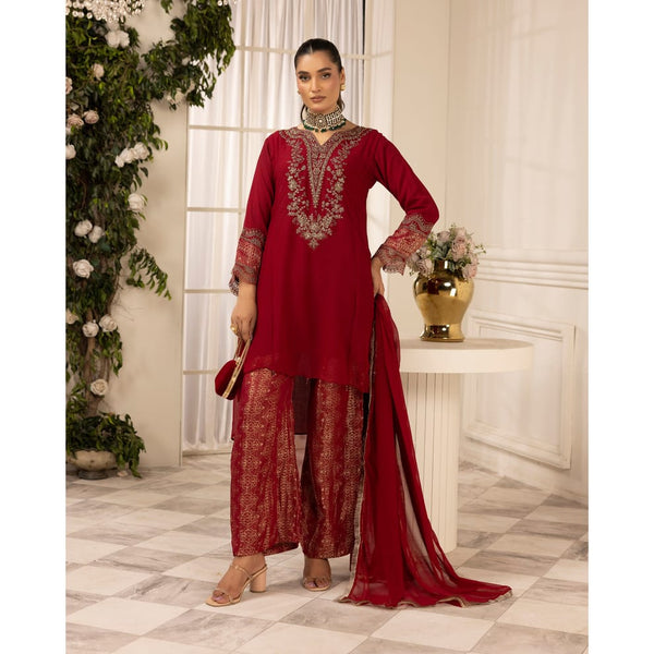 Chiffon Fancy 3 piece